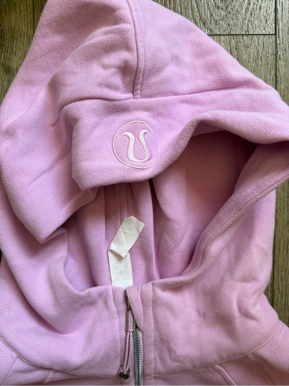 VITA PINK LULU LEMON SCUBA QUARTER ZIP HOODIE - Picture 3 of 4